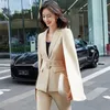 2020 Stili di moda autunno inverno Abiti da lavoro da donna formali Tute da ufficio da donna Tailleur pantalone professionali Blazer Set rosso