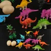 1 pack12pcs Mimi Figuras de dinossauros Modelo de dinossauro Jurássico de cano para crianças 039S Simulação Dinosaur Ornaments Toys Chr7315737