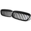 1 Slat Carbon Fiber Kidney Grill Grille dla 2 serii GT F46 F46 ABS Błyszczący Black Gilles