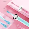 Children's electric toothbrush, soft fur coated cartoon baby toothbrush, intelligent timing long battery life electric toothbrush