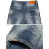 Mannen Jeans Knielengte Zomer Denim Shorts Mannelijke Bermuda Skate Board Harem Heren Jogger Ripped Wave Plus Size 28 402539