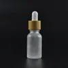 Frasco de petróleo essencial de vidro vazio Óleo Essencial Cosmetic Perfume Bottle Container com a pipeta do conta-gotas do frasco de 5ml 10ml 15ml 30ml 50ml 100ml