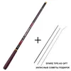 Goture Stream Telescopic Fishing Rod Carbon Fiber Tenkara Fishing Pole Carp Rod 36M 45M 54M 63M 72M3 Spare Top Tips2661357