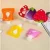 Empty Hand Sanitizer Storage Bag 30ml Refillable Make Up Container Strawberry Waterdrop Shape Package Bottle Travel Rotary Cover 1 1bf G2