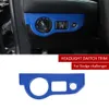 Dodge Challenger 2015+ Şarj 2010+ Araç İç Aksesuar Mavi Araba Sol Far Anahtarı Düğme Trim