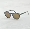 Hela-Gregory Peck Men Kvinnor Solglasögon Vintage Polariserade OV5186 Retro Sun Glasses Ov 5186 med Full Package266W