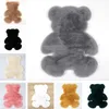 Carpets Cartoon Fur Bear Carpet Baby Kids Room Rug Floor Mat Sofa Faux Fluffy For Livingroom Bedroom Area Rugs Parlor Mat1257x