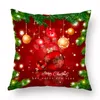 Red Santa Claus Tree Christmas Cushion Cover Christmas Decorations For Home Ornament Table Decor Xmas Gift New Year Pillow Case FWA1357