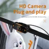 480/720 / 1080p / 2k webbkamera 5 miljoner pixlar HD webbkamera USB 2.0 Auto Focus Video Call med mikrofon för bärbar dator