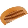 Customized Pocket Hair Beard Comb Peach Wood Fine Tooth Care Styling Tool Anti Static Premium Brush Custom Your LOGO Narrow Thic3353064