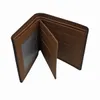 Whole Brown Plaid Mens Wallet Fashion Men Purse Canvas Multiple Short Small Bifold Wallet Porte-cartes avec boîte et sac à poussière 8261m