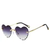 박스 및 케이스 최고 품질의 선글라스 패션 브랜드 디자이너 유리 렌즈 62MM 금속 프레임 UV400 선글라스 남성 여성 태양 안경