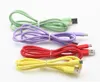 2.4a Liquid Silicone Micro USB-kabel USB Typ C Kabel Mobiltelefon 1m 2m Snabb Laddning USB Laddare Kabel för Samsung