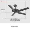 4252 inch Antique Bronze Downrod Mount IndoorOutdoor Ceiling Fan AC 110220V15816407