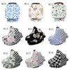 Nursing Cover Baby Carseat Canopy Stretchy Car Seat Covers Shopping Cart Grocery Newborn Trolley Cover Scarf Flower Letter 26 Designs DW5887