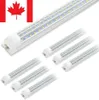 Lager in Kanada integriert 8ft LED T8 Röhrchen Licht 90W D Form 3 Leitungen Chip T8 Ersetzen