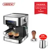 Espresso Coffee Maszyna Inox Semi Automatyczny Expresso Maker, Kawiarnia Proszek Espresso Maker, Cappuccino Stainless Steel Espresso