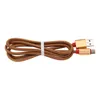 Fast Charger Cables Cable Usb Type C Pu Leather Micro V8 Fast Charging Usb-C Data Cord Wire 25Cm 1M For Huawei Xiaomi Redmi