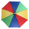 낚시 하이킹 해변 캠핑 헤드 모자 손잡이 야외 스포츠 레인 기어 129741850668을위한 우산 접이식 우산 모자 모자 헤드웨어