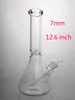 Classici BEAKER BONG BASE BACHER BONG BANDO BONG BONG BANDE BONG SPECCO 7 MM BONG BONG 20 "16 '' 12.6 '' con bocchino svasato