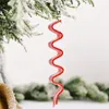 Weihnachtsbaum-Lutscher-Hängeornament, weiße und rote Süßigkeiten, Neujahrs-Weihnachtsdekorationen für Zuhause, Party, JK2009XB
