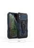 För iPhone 12 11 Pro Max X XS Max XR 8 7 6 Plus med Kickstand Anti Fall Shock Absorbering Protective Phone Cover Case