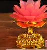 Budist lamba ve Budist Aletler için Led Lotus lambası 39 Budist Opera Çevre Koruma Lotus Şamdan