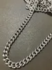 Lot 5meter in bulk zware 9mm brede roestvrij staal glanzende soepele cowboy link ketting sieraden bevindingen / markeerketting DIY kleding tas accessoires