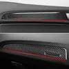 Wewnętrzne nakładki do wykończenia drzwi do drzwi z włókna węglowego Copilot Dashboard Styling dla Audi Q5 2010-2018 SQ5 2013-2017317D