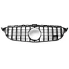 CLASSE CLASSE W205 Racing Grill ABS Grilles Pour C-Classe 2015-2018 Remplacement de la grille de maille de maille de maille de remplacement