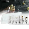 40PCS Watch Crowns Watch Waterproof Replacement Assorted Repair Tools with Box