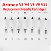 ArtMex V3 V6 V8 V9 V11 استبدال خراطيش إبرة نصائح PMU MTS نظام الوشم إبرة الجسم الفن ماكياج ديرما الدائم