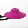 01811-HH7220 moda verão Europa Estados Unidos capa de revista desige lazer palha fedoras boné masculino feminino papel hat226k