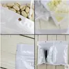 Högkvalitativ Clear + White Pearl Plastic Poly Opp Zipper Bags Zip Lock Retail Paket Smycken Laddare Kabel Telefon Väska PVC Förpackning Väskor