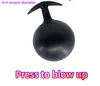 Plug anal en silicone gonflable avec des perles métalliques Extensible Ball Ball Outdoor Butt Prises Dilator Dildo Sex Toy pour femmes hommes gay4211230