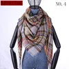 Plaid Scarf Winter Women Cashmere Shawl Poncho Triangle Scarfs Luxury Capes Brand Ladies Scarves Womens Shaws Tartan2601047