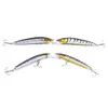 Hengjia 9.5CM 8.5g 6 # ganchos Dois ganchos iscas de pesca Chegada Nova Sea Fada Minnow carpa pique Pesqueiro 15 cor