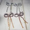 Ny Shiny Rhinestone Bow Knot -formade studörhängen för kvinnor Fashion Accessories Boutique Lady039S Statement örhängen smycken5804468