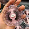 3D 밍크 가짜 속눈썹 긴 전경 자연 25mm가 무성한 두꺼운 리얼 밍크 속눈썹 재사용 극적인 속눈썹 메이크업 (20 개) 스타일 속눈썹 속눈썹