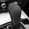 Alcantara Suede Wrapping ABS Gear Shift Knob Cover for Audi A3 A4l A5 A6 A6L A7 Q5 Q5L Q7 S6 S7 Q2L TT TTRS RSQ3 RS3 RS4 RS5 RS6232O