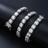 Ketens mannen hiphop ijskoud bling tennisketen ketting vierkant zirkoon 10 mm kettingen hiphop sieraden mode geschenken16995042