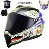 Mate noir double Sport casque de Moto hors route Dirt Bike ATV D O T certifié M bleu casque intégral pour moto sport1249w