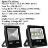 屋外RGB照明150W RGB LEDのフラッドライトIP65防水LEDの洪水ライトの風景ウォールランプAC 85-265V