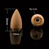 58Pcs incense Glass Bottle Package Flavor Can Choose Natural Smoke Backflow Cones Hollow Cone Incense Sandalwood
