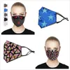 Mode Bling 3D waschbare wiederverwendbare Maske PM2.5 Gesichtspflege Schild Sonne Gold Ellenbogen Pailletten glänzende Gesichtshalterung Masken für Party Maske DHL