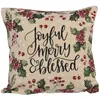 18" Throw Pillow Covers Christmas Decorative Couch Pillow Case Square Cushion Cover for Sofa Couch Bed Car JK2009XB