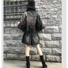 Streetwear Vintage Siyah Leopar Kadın Denim Ceket Bahar Harajuku Punk Jean Ceketleri Kat Sonbahar Erkek Arkadaşı Gevşek Cep Fashion1686988