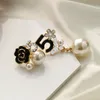 Fooderwerk bijoux perle numéro 5 longue chaîne pendante concepteur de luxe Brincos Orecchini boucles d'oreilles pour Women15140882