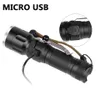 Flash Light Torch Led Flashlight 1* 18650 Or 26650 Rechargeable Battery Xhp70 Shock Resistant,hard Defense Bulbs Zoom In