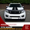 Stickers Auto -sticker geschikt voor Nissan Navara NP300 SideHoodtail Deur achterste kofferbak koele haaienstreep Grafische vinyl auto -stickers